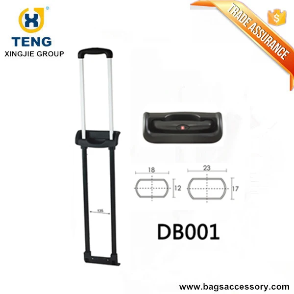 Hand Luggage Frame With Wheels Telescopic Trolley Handle With Luggage