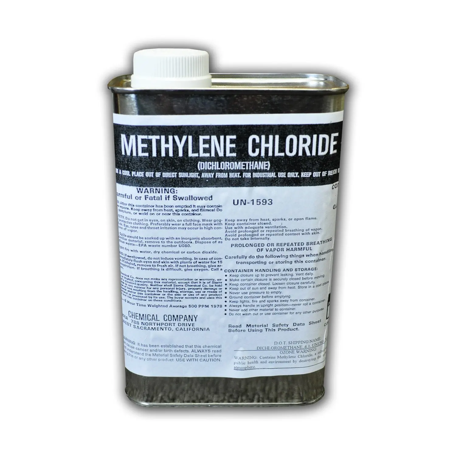 How to neutralize methylene chloride paint remover