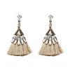 14 colors Tassel Earrings Women Crystal Statement Dangle Drops Earrings For Women Fringing Earrings Jewelry