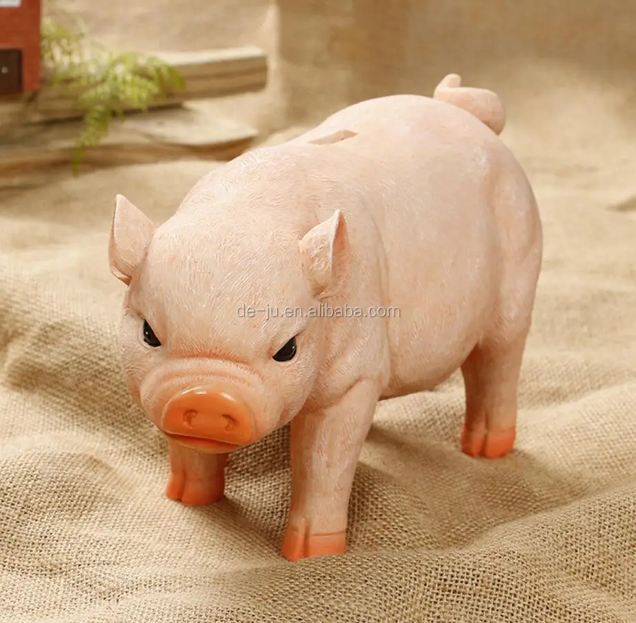 Super Realistic Pig Shaped Piggy Banks