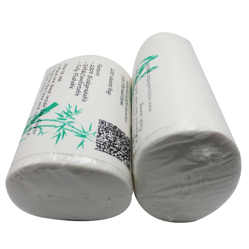 biodegradable diaper liners