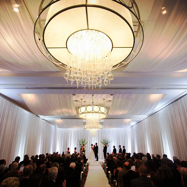 New Style Wintina Luxury Ceiling Drapes Popular Wedding Ceiling