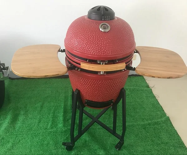24" portable wood fired bbq smoker top quality charcoal
