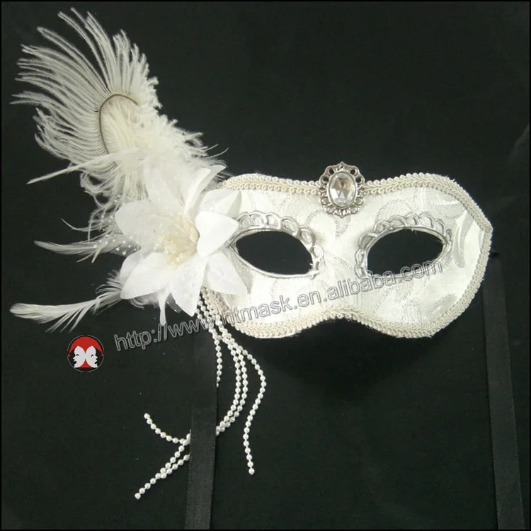 Elsa Carnaval Carnaval Masker In Diepe Glitter Swirls Veren En