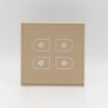 ZigBee Touch Sensitive Switch K7 Series for Smart Home Automation 4 Gang Switch