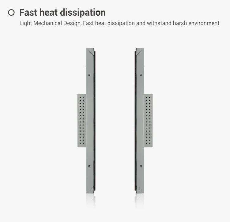 1000cd/m high brightness LCD touch monitor 21.5 inch 16:9 Open Metal Frame