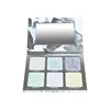 6 COLOR PLATINUM ICE PRO HIGHLIGHTER PALETTE SILVER