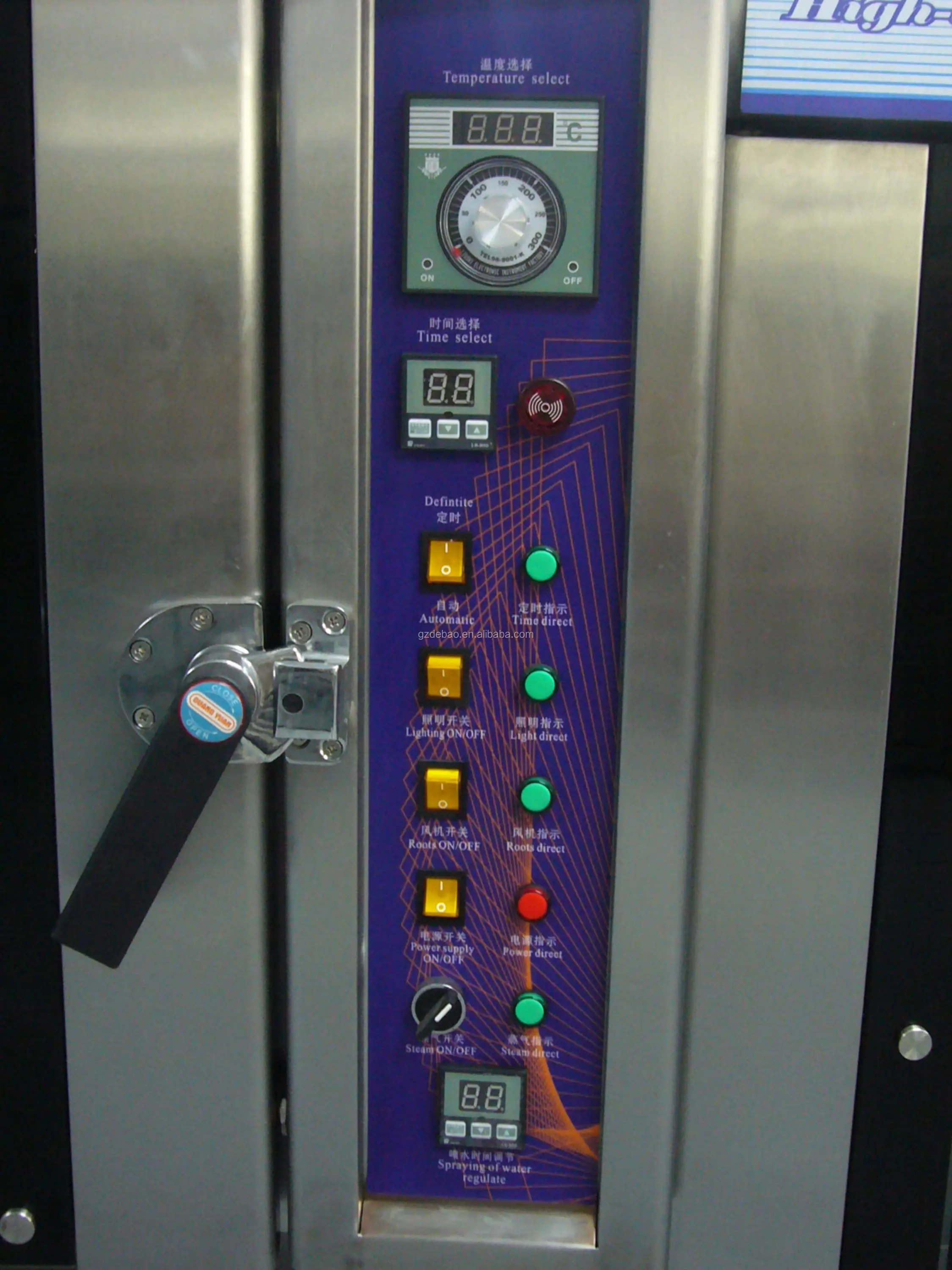 Wholesale 5trays Cookie Biscuit Baking Rotary Electric Convection Oven