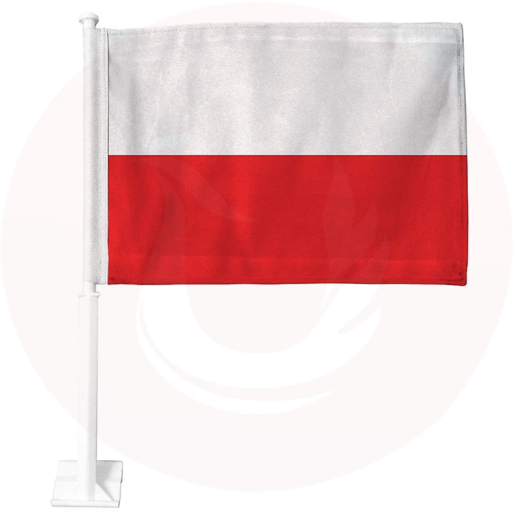 Poland Car Window Flag