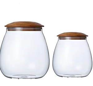 mushrooms in glass jars