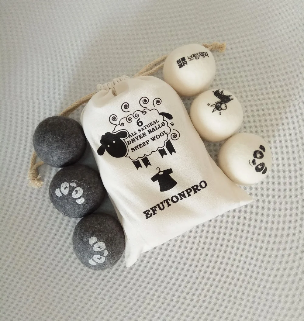 Bulk Wholesale 100% New Zealand Scented Wool Felt Laundry Clean Dryer
