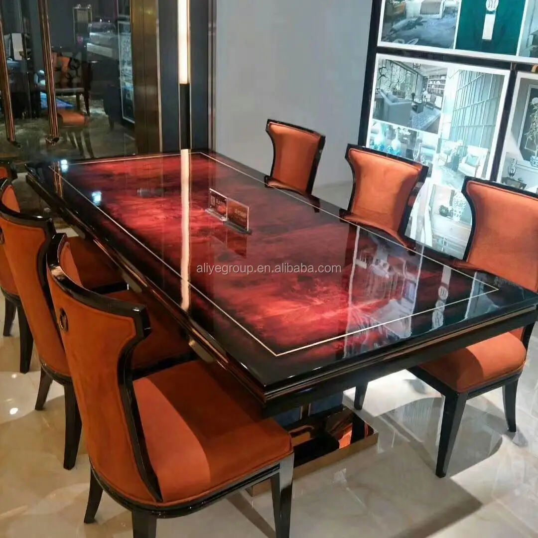 Italy Brand Top High End Home Wood Furniture Tables Dining Table Set Buy Pictures Of Wooden Dining Table Standard Furniture Dining Room Sets Master Home Furniture Dining Chair Product On Alibaba Com
