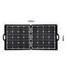 120W Dual USB Portable Highly Efficient Foldable and Waterproof Solar Charger for Phones, Tablets, USB Devices