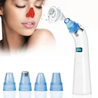 Best Japanese Free Sample Portable Suction Led Light Acne Nose Pore Electric Facial Blackhead Remover Vacuum