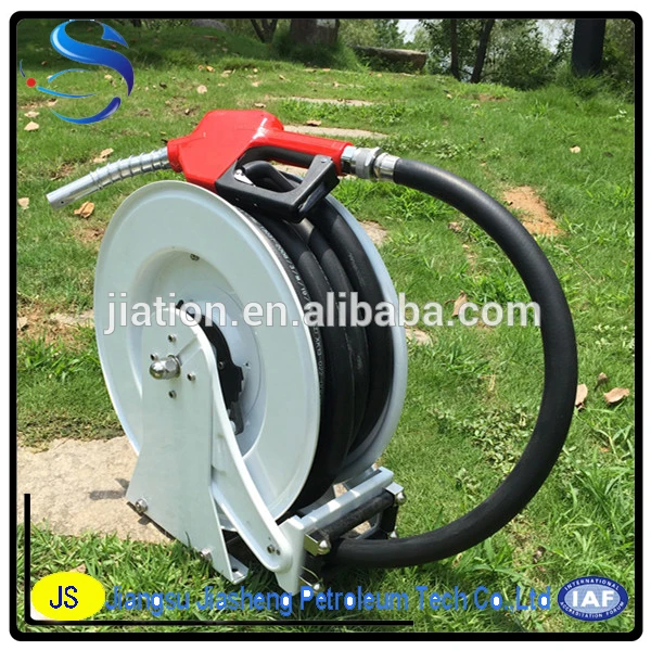 Auto Rollup Hose Reel Retractable Hose Reel For Diesel Gasoline Buy Retractable Hose Reel