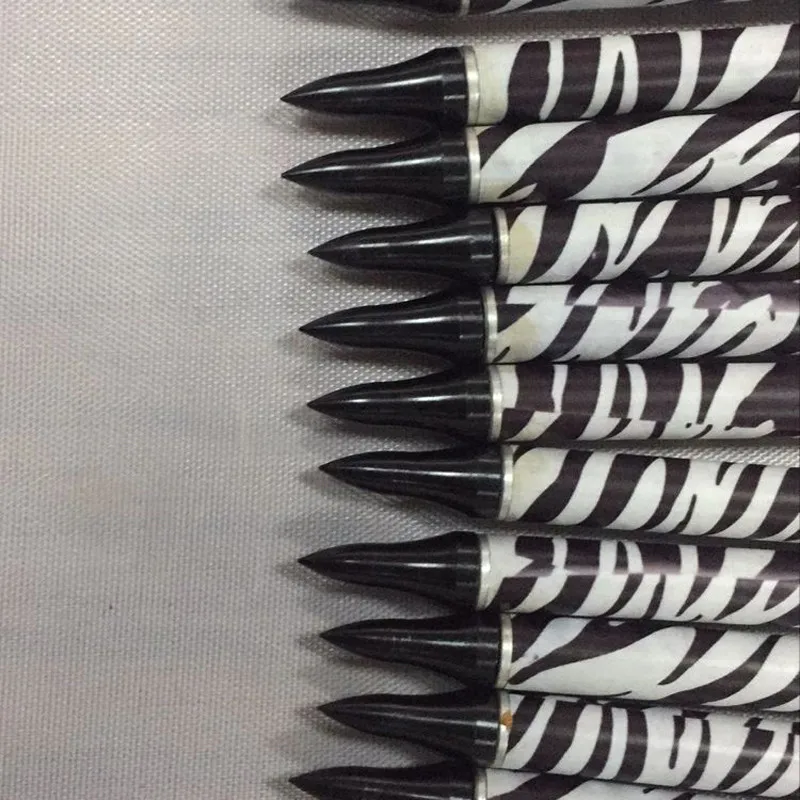 32" Zebra Stripe Carbon Arrows Spine 400 For Bows