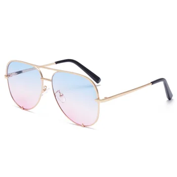 thick gold frame sunglasses