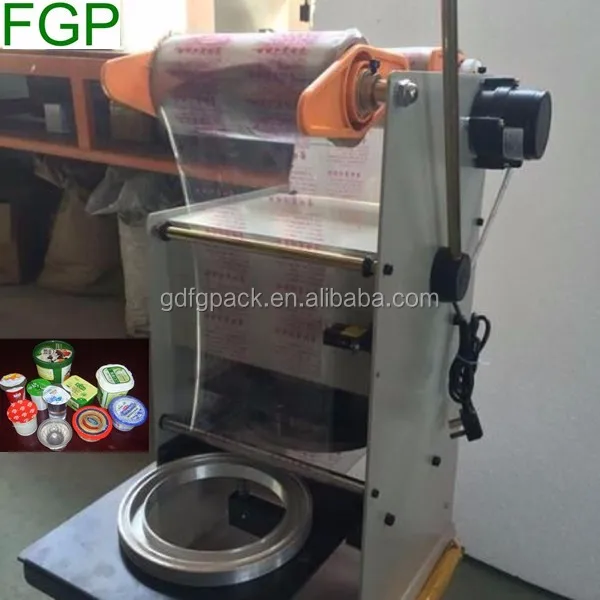 Semi Automatic Fruit Plastic Cups Sealing Machine/jam Sealer/jelly