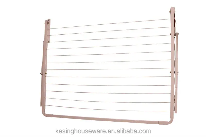 Folding/foldable Wall Mount Clothes Drying Rack Galvanized Steel