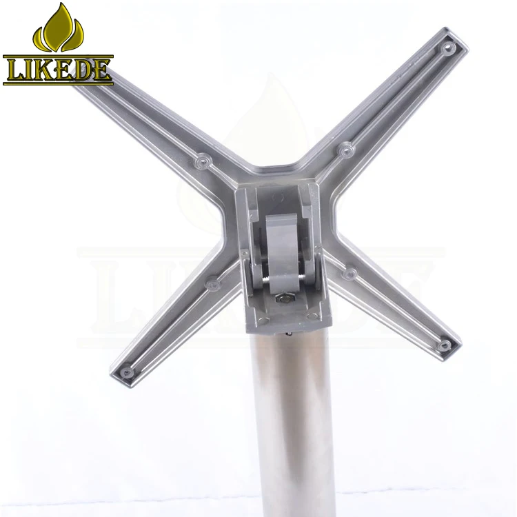 High Quality Detachable 304# Stainless Steel Folding Table Base Hot Sale Brushed Stackable Leg
