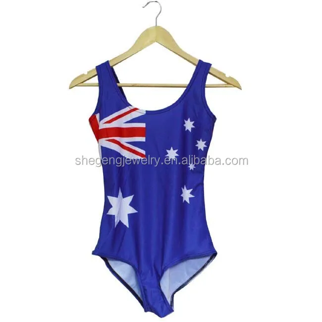 3d Printing Australia Flag Women Monokini Onepiece Bikini Bathingsuit