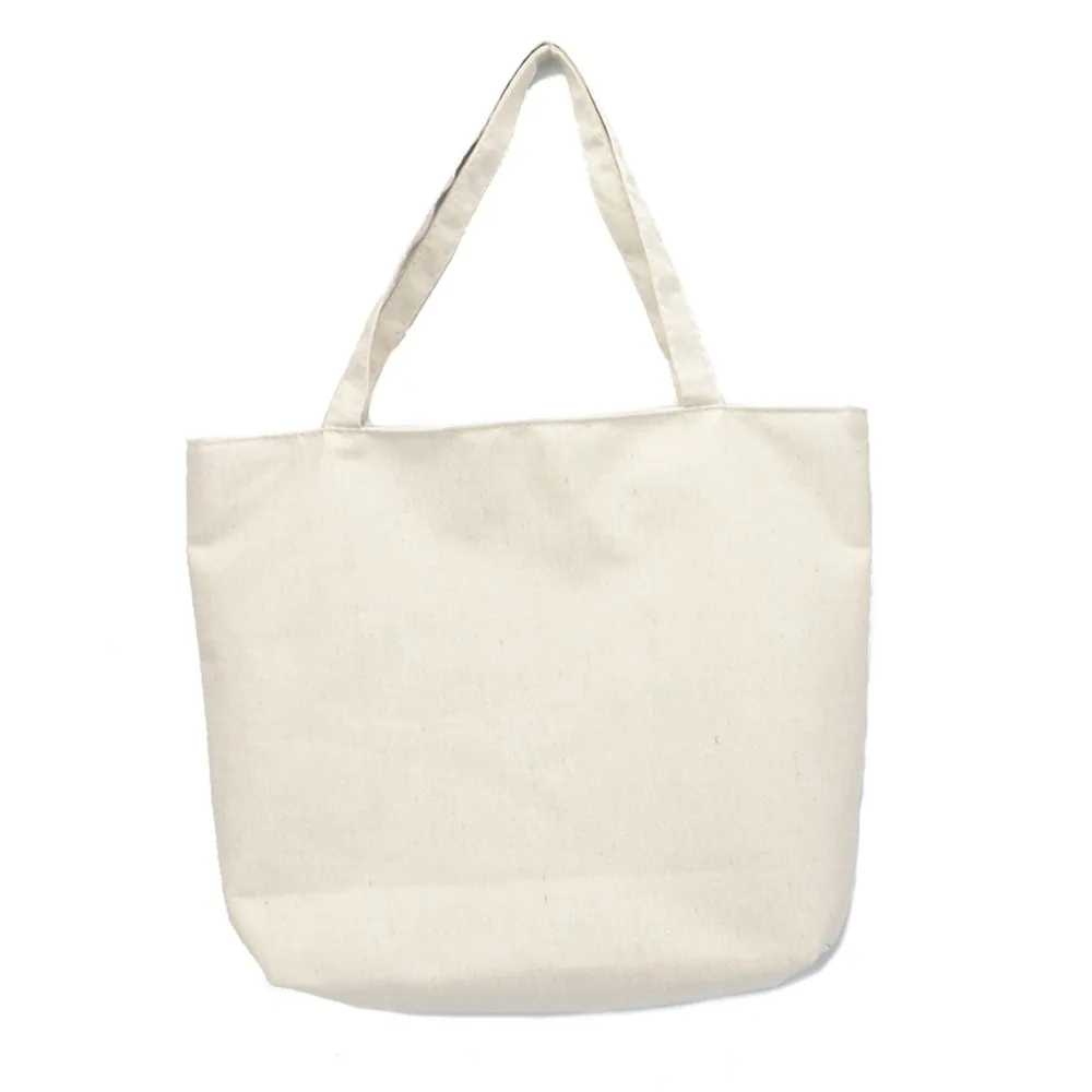 White Printed Letters Student Shopping Cotton Canvas Tote Bags Bulk - Buy Canvas Tote Bags Bulk ...