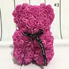 LH Toy Festival Present Plastic Preserved 25cm Women Girl Gifts PE Foam Valentines Day New Year Flower Bear Rose