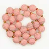 Hot sale coral flower beads, carved flower beads for bracelet making