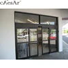 China Supplier Caesar UK standard Cafe Shopping Mall Durable Automatic Sliding Glasses doors price list