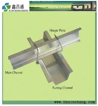 Ceiling Grid Components Suspended Ceiling Main Channel And Furring