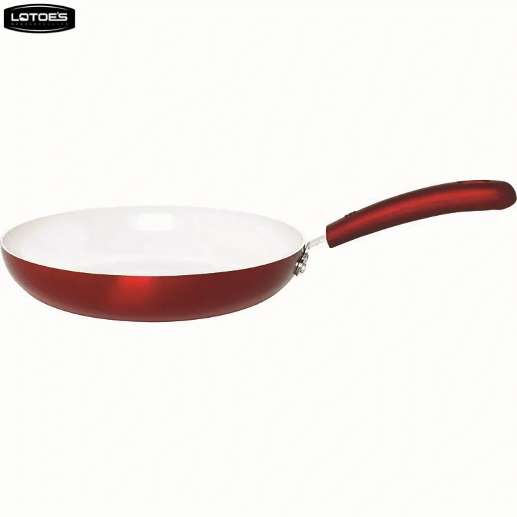 BELLA LINEA Big Fry Pan RED-WHT