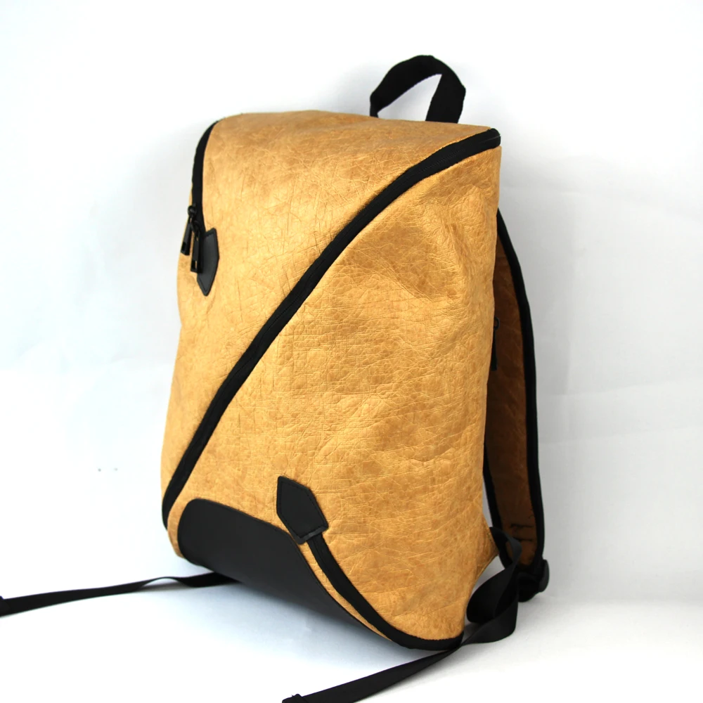 Recycle Washable Kraft Paper Laptop Backpack Bag Buy Recycled
