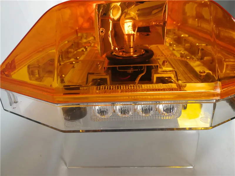 Warning Rotating Light Bar Halogen Rotating Emergency Light Bar