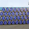 ASTM standard steam steel pipe with rolling support and aluminum foil for plant boiler steam supply