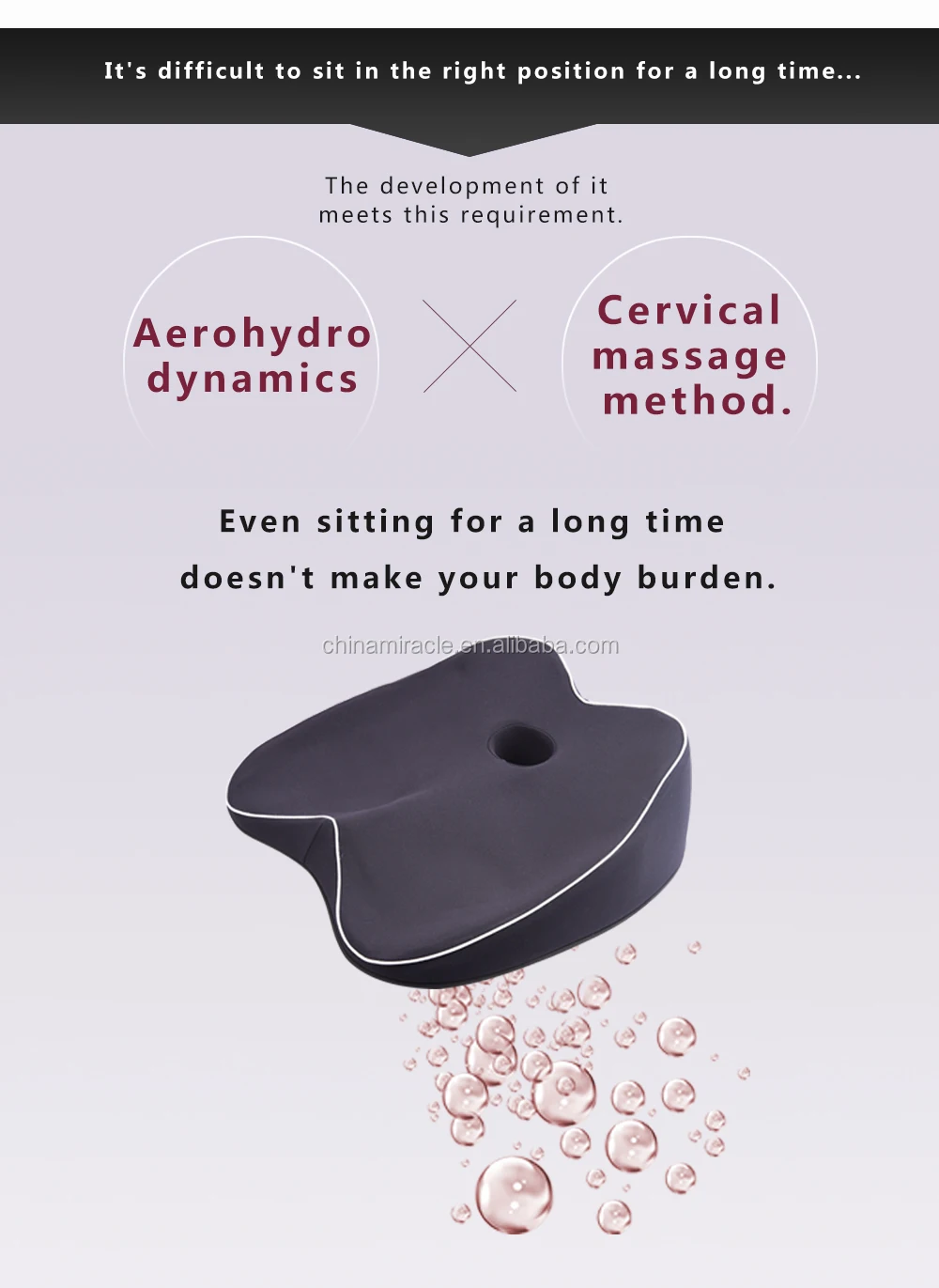 Amazon Hot Memory Foam Ischial Tuberosity Bursitis Seat Cushion Support