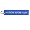 Blue wholesale custom keychain personalised embroidery remove racing luggage key tag moto loot embroidered keyring