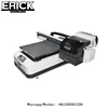 ERICK pictorial pu leather letter pvc a1 rubber metal sheet printing machine