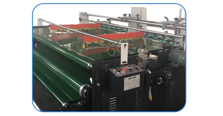 Semi-Auto Combined Pressure Model Carton Box Gluer/Corrugated Carton Forming Machine