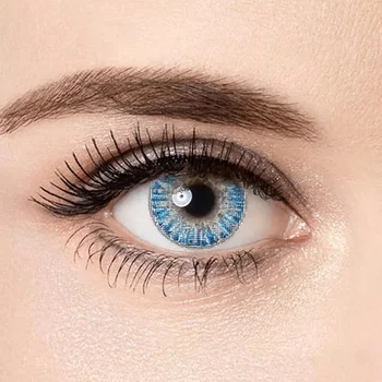 Small Diameter Fresh 3 Tones Natural Tri Colour Contact Lens - Buy ...