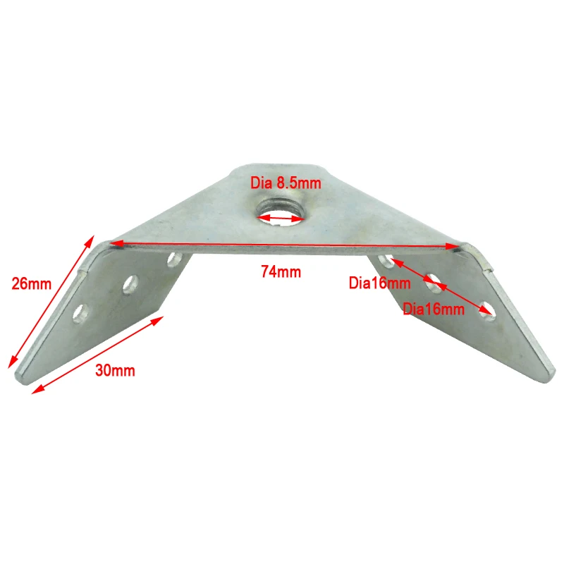 Furniture Hardware Metal Sectional Sofa Connecting Bracket Divan Bed Interlocking Connector Vt