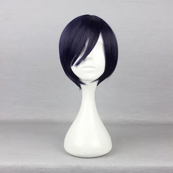 Mcoser Anime Styled Black Purple Noragami Yato Short Synthetic Hair Cosplay Costume Wig Buy Bob Short Hair Synthetic Wigs Synthetic Noragami Product On Alibaba Com