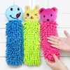 New design Cartoon Type High Absorbent Hanging Plush Microfiber Kitchen /Bathroom Hand Towel Hand Dry Towel Microfiber