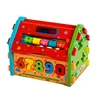 Hot Sell Multi-function Geometric Shape Wood House Home Digital Removable House YZ216 Preschool Educational Toys for kids 2018