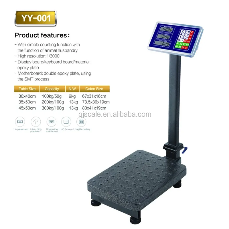 1PC 200/ kg precisione elettronica bilancia scala piattaforma a celle di carico del peso sensori Electric Tool