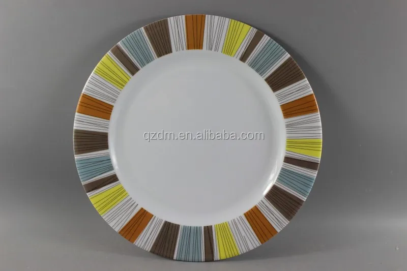 13" Melamine Tennis Dinner Plate Sports goods