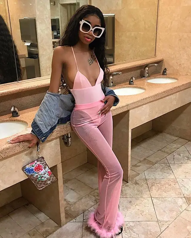 2019 Summer Trendy Two Piece Set Women Clothing Ladies Mesh Sexy Plus Size Two Piece Outfits Short Set Tops