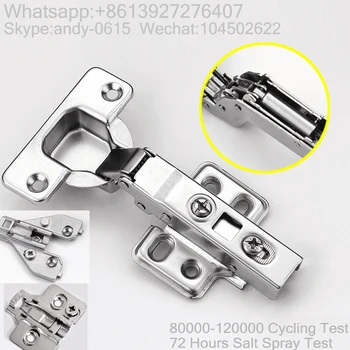 26mm Cup Damper Hinge With Fixed Plate Self Closing Fixed Plate Self Closing Hinge