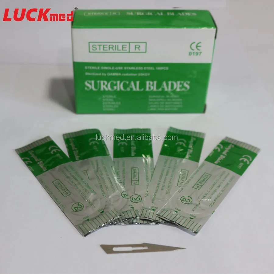 disposable sterile surgical scalpel blade