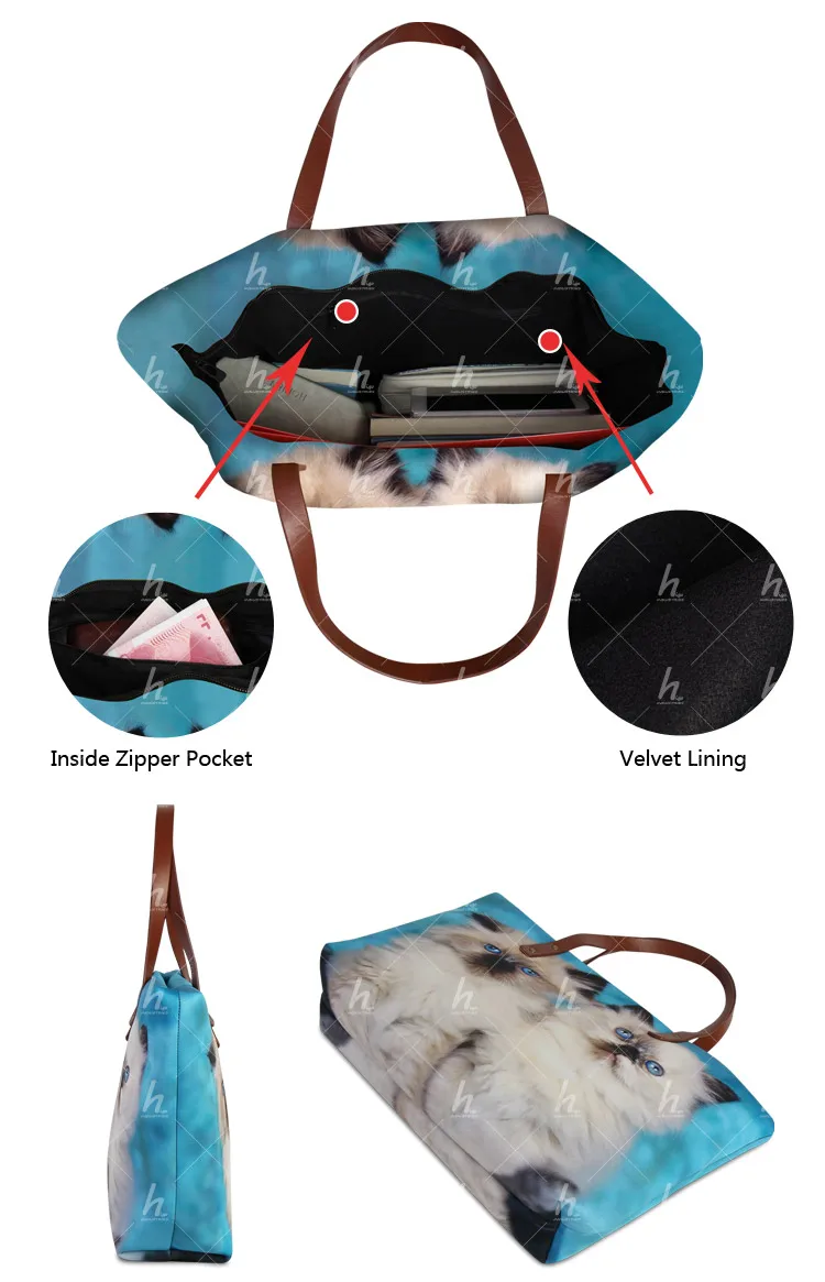 Dropshipping Sublimation Printing Customisable Women Handbag - Buy ...