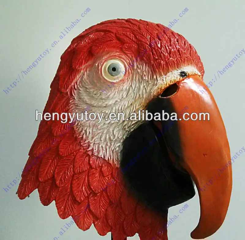 有趣的乳胶全脸动物面具scarlet Macaw 服装乳胶鹦鹉面具 Buy Funny Halloween Latex Mask Latex Mask Of Bird Animal Mask Parrot Costume Product On Alibaba Com